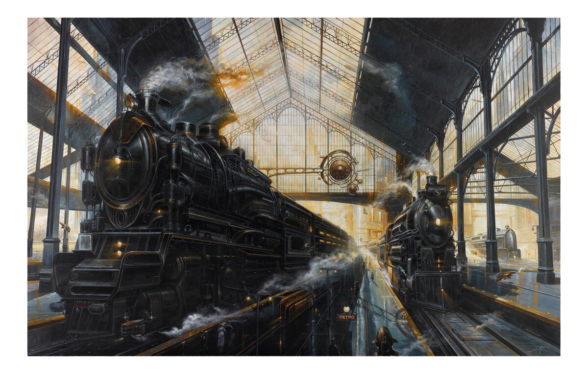 Художник Didier Graffet стимпанк
