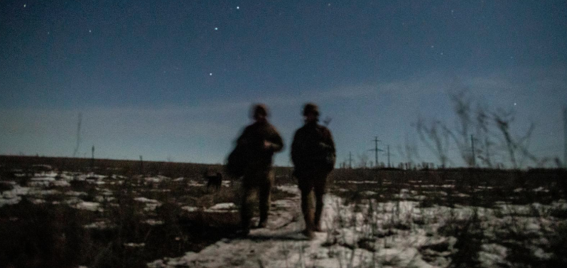 Тогда, в мирное время: украинские солдаты 13 февраля © Getty Images