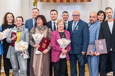    Сергей Собянин вручил премии Москвы в области журналистики за 2022 год ©М. Мишина Сайт мэра Москвы