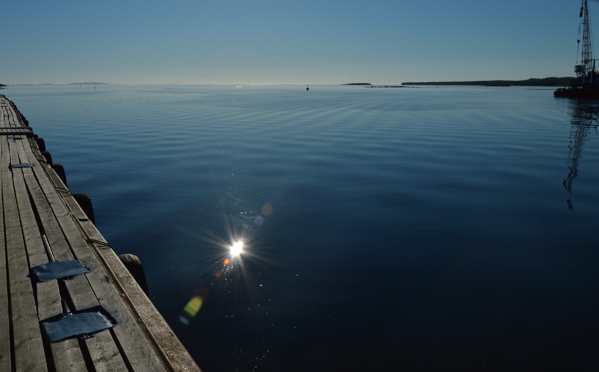 Солнце садится