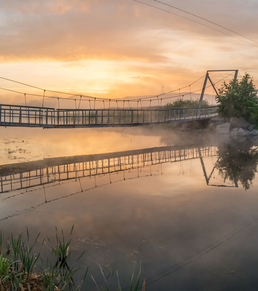 Туманный рассвет на реке Миасс. (г. Миасс. Машгородок) | Природа Южного  Урала | Дзен