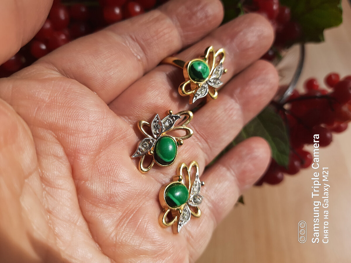 набор с "малахитом"