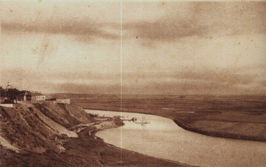 река Казанка в Казани, ≈100 лет назад.