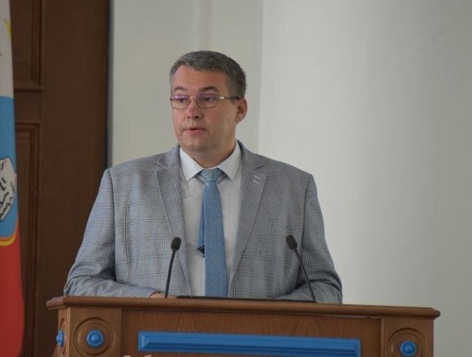 Выступление директор департамента здравоохранения Севастополя Виталия Денисова.Фото: sevzakon.ru