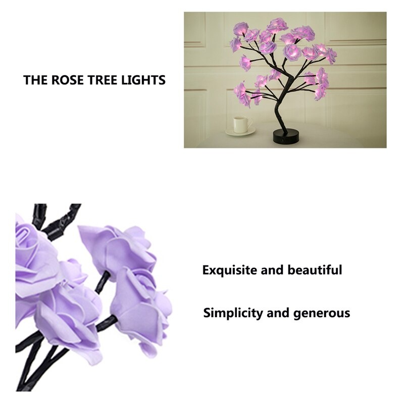 Дерево с цветами ночник