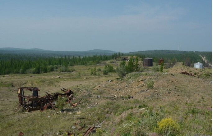 Вид на Долину смерти у заброшенного поселения Олгуйдах.