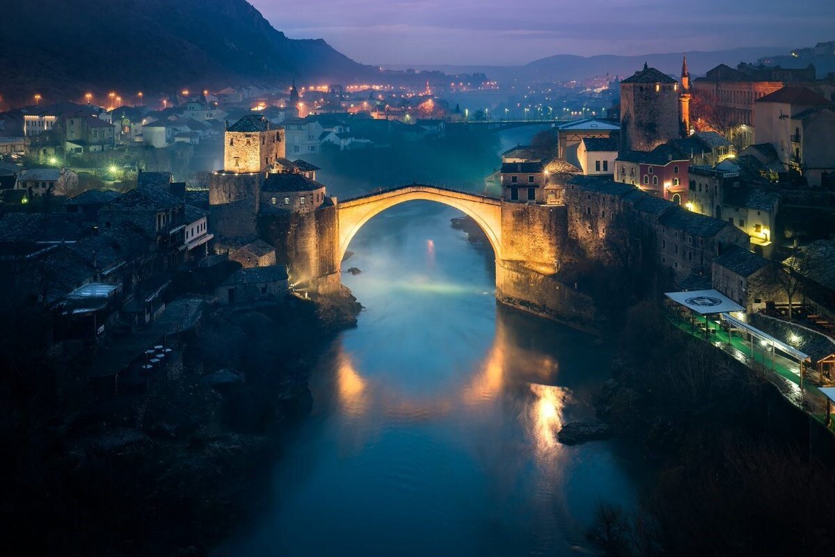Мост в Боснии и Герцеговине Мостар