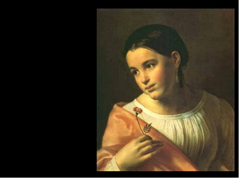 Иллюстрация к произведению «Бедная Лиза». Орест Адамович     Кипренский,1827 год
