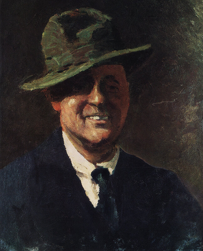  «Автопортрет в шляпе», Игорь Грабарь, 1921 год