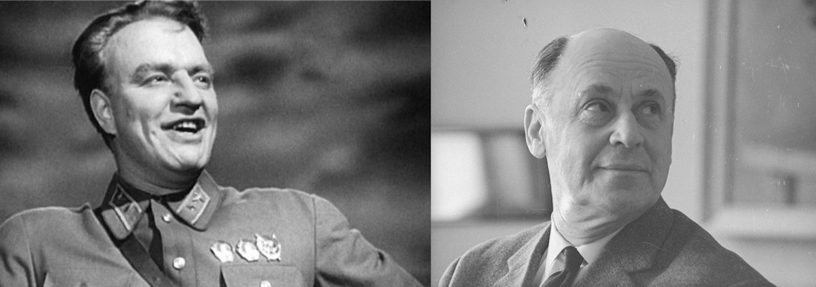 Владимир Белокуров и Борис Ливанов