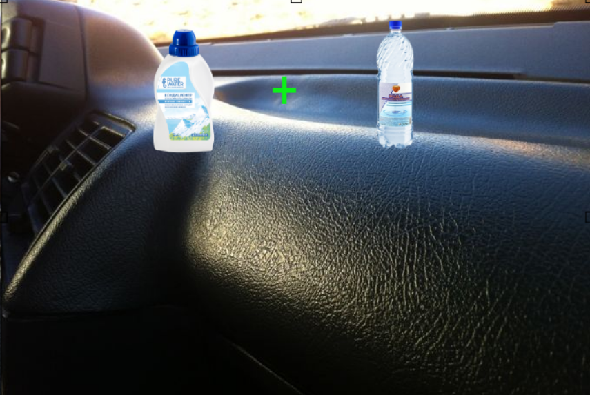 Коллаж: кондиционер + дисцилированная вода