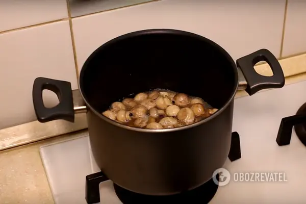 Наши маринованные грибы готовы