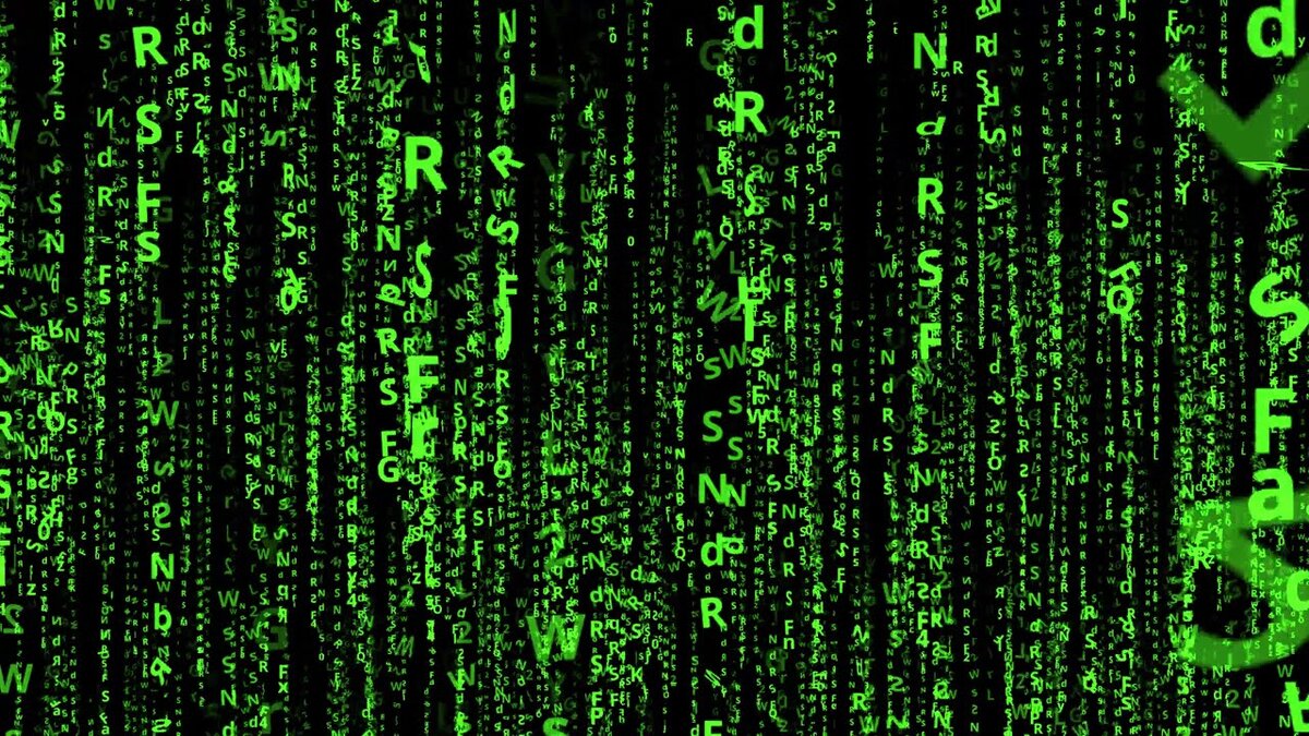 Matrix raining code