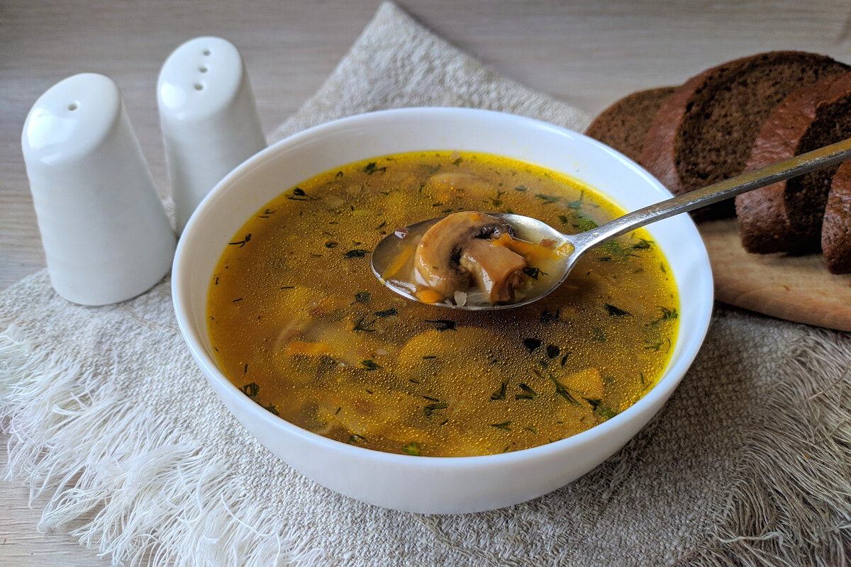 Проект Воскресный обед первое блюдо гречневый суп