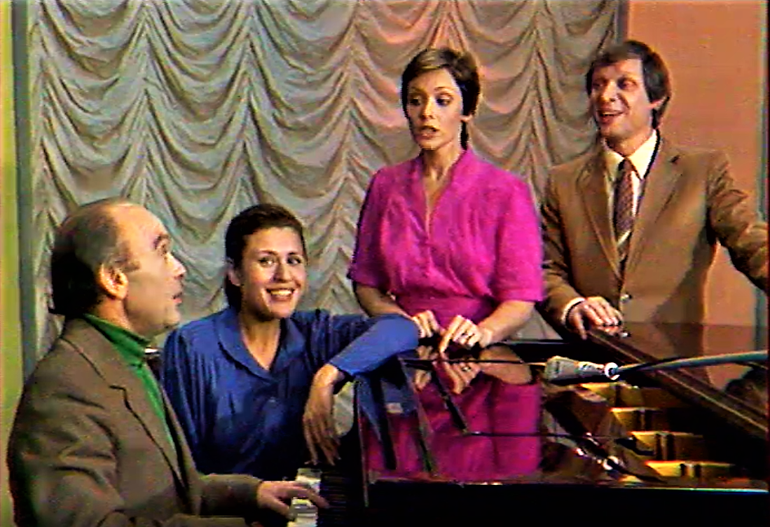 Кадр из программы "Будильник. Встречи с песнями В.Шаинского" (1981)