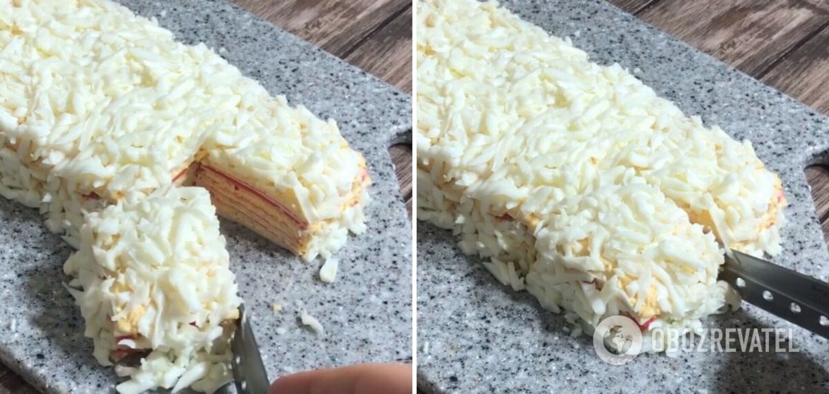 Крабовый торт
