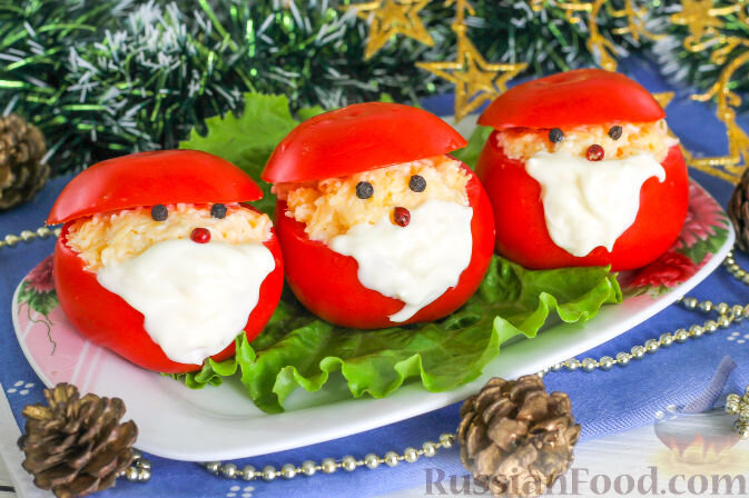 Закуска "Деды Морозы"