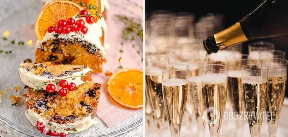 Кекс с шампанским 