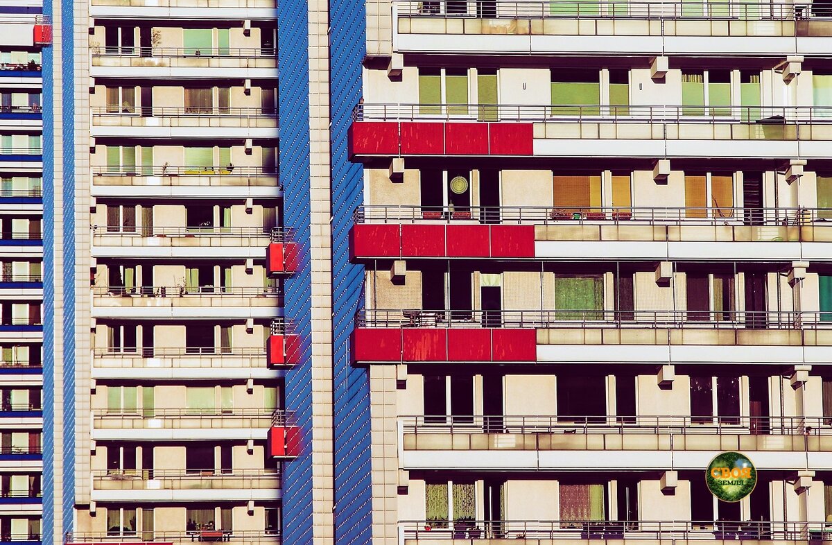 "Красивое" фото многоэтажного "человейника". 