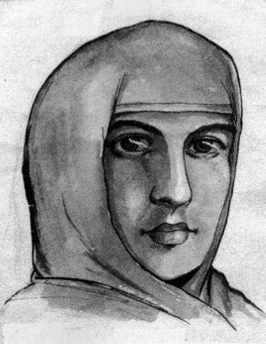 Софья Дмитриевна Пугачева. Неизвестный художник. 