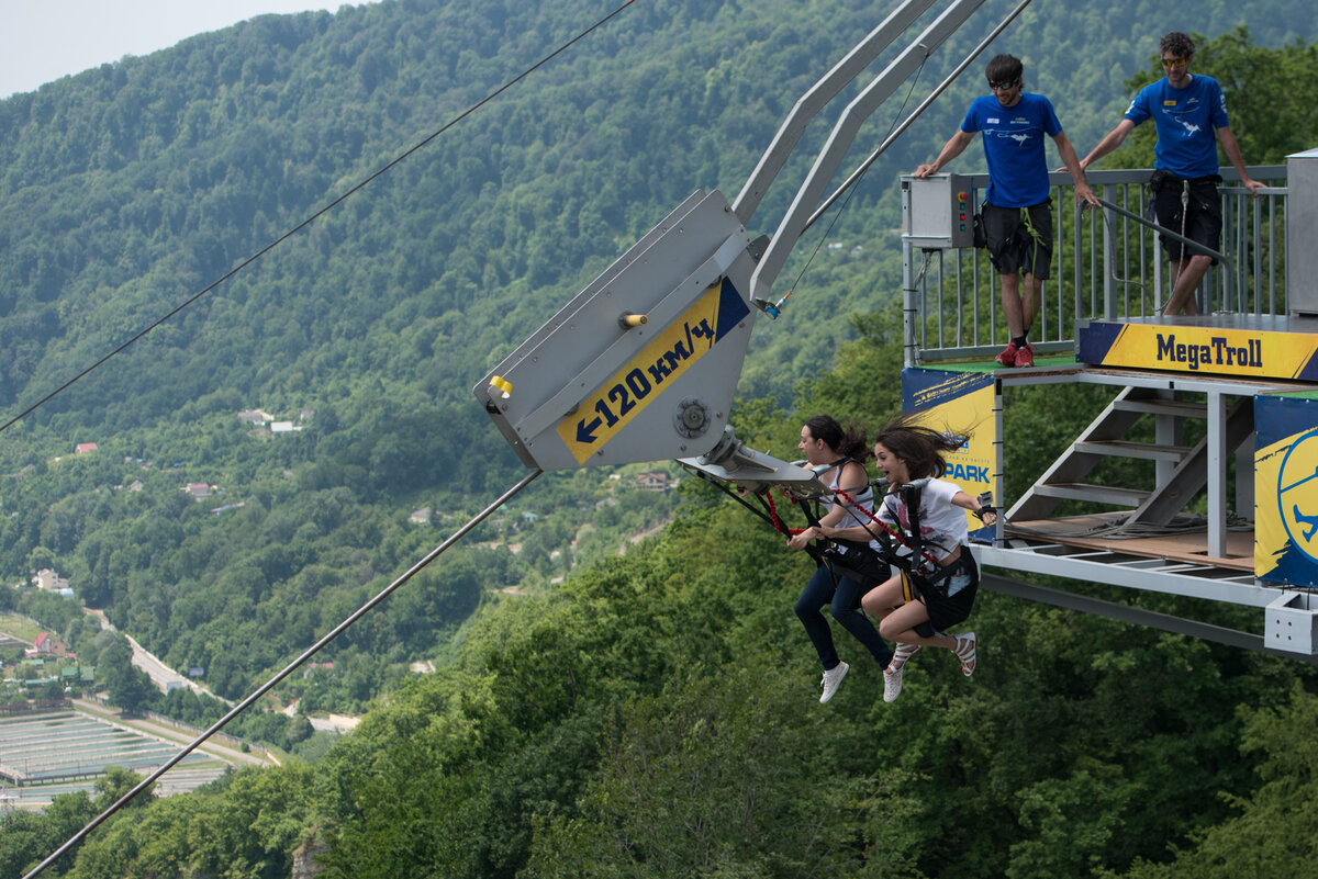 Сочи тарзанка Skypark