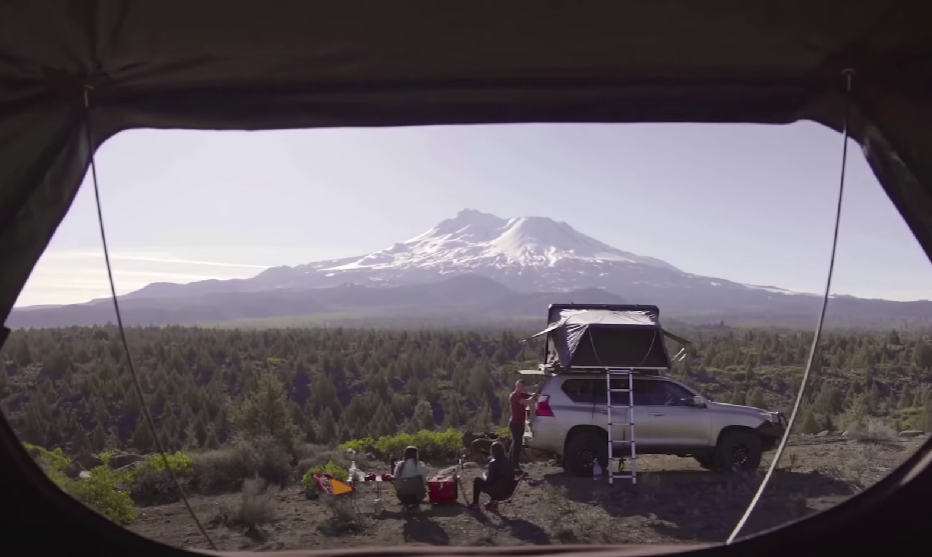 Палатка на крышу автомобиля