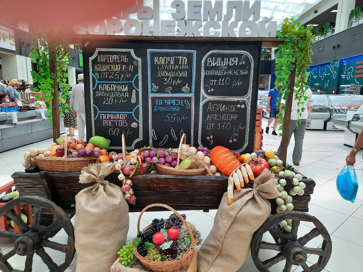 Вот такие цены на овощи и фрукты были в сентябре прошлого года