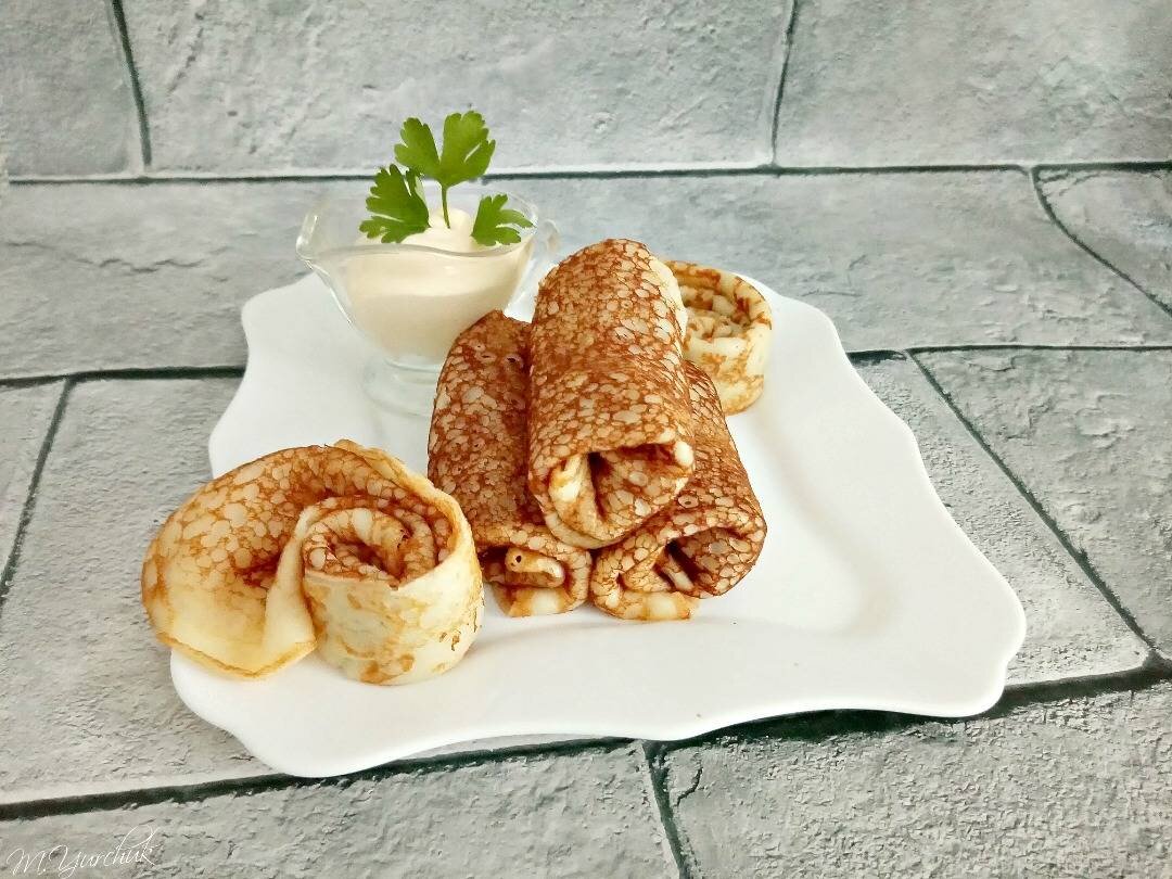 Блины с рисом