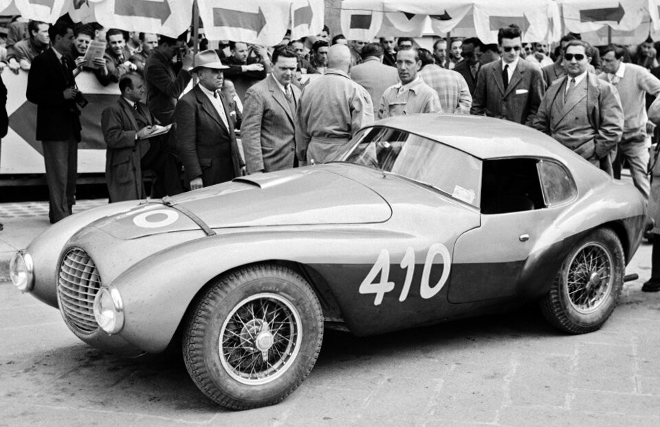 Ferrari 166 MM/212 Export "l'Uovo". Created from a crashed 166 MM