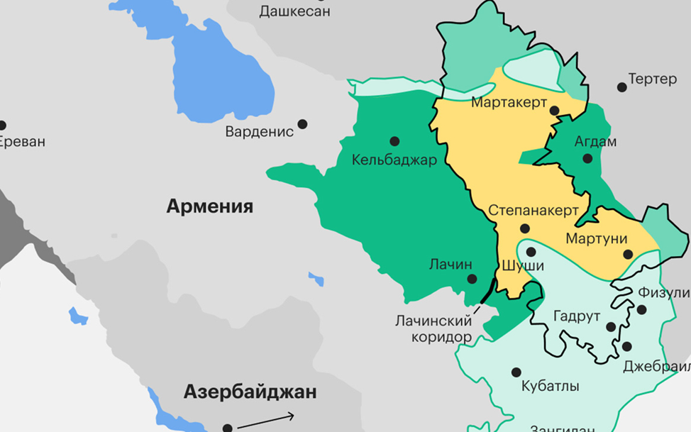 Карта региона (арм.источники)