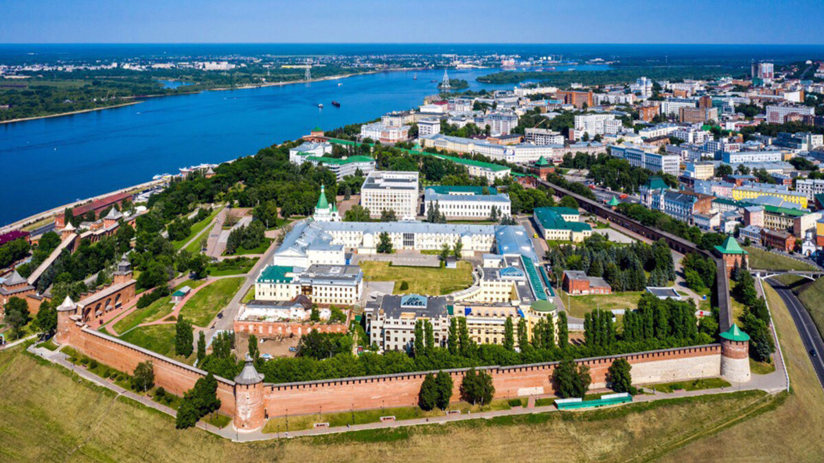 Фото нижегородского кремля сверху