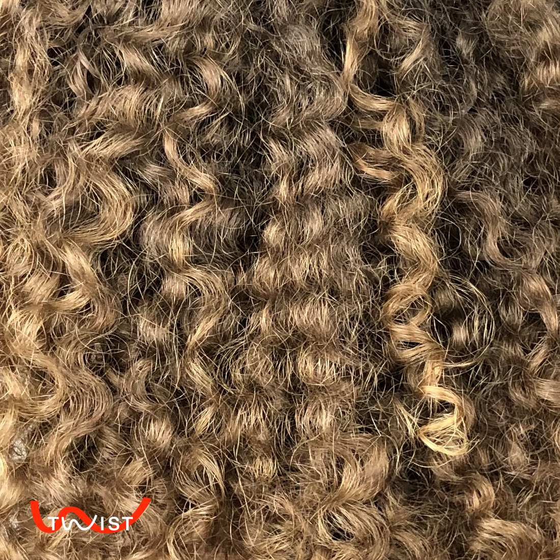 Пример хорошо увлажненных и уложенных высокопористых кудрей, покрытие которых более матовое