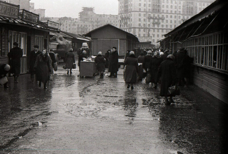 Дорогомиловский рынок. Фото нач. 1960-х гг. Н. Миронова.