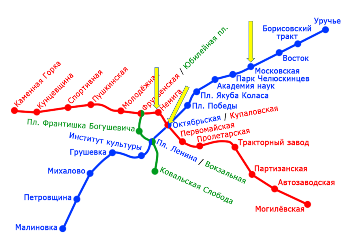 Третья ветка метро минск