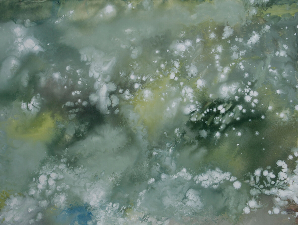 Сергей Галета. Вселенная. бумага. гуашь. 60х80см. 2005 г.