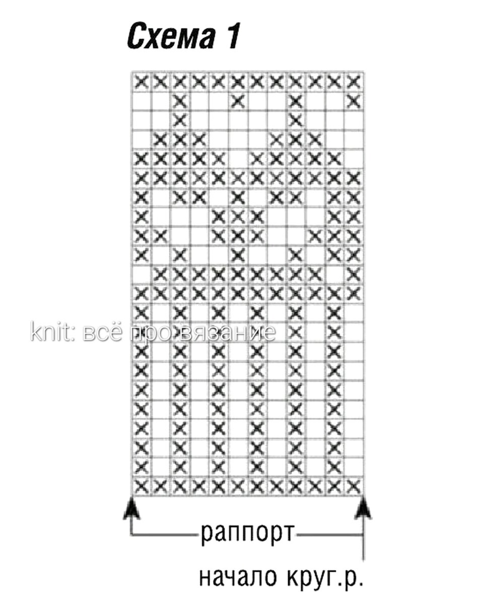 Красивые варежки с жаккардовым узором: описание и схемы. | Knit: всё про  вязание | Дзен