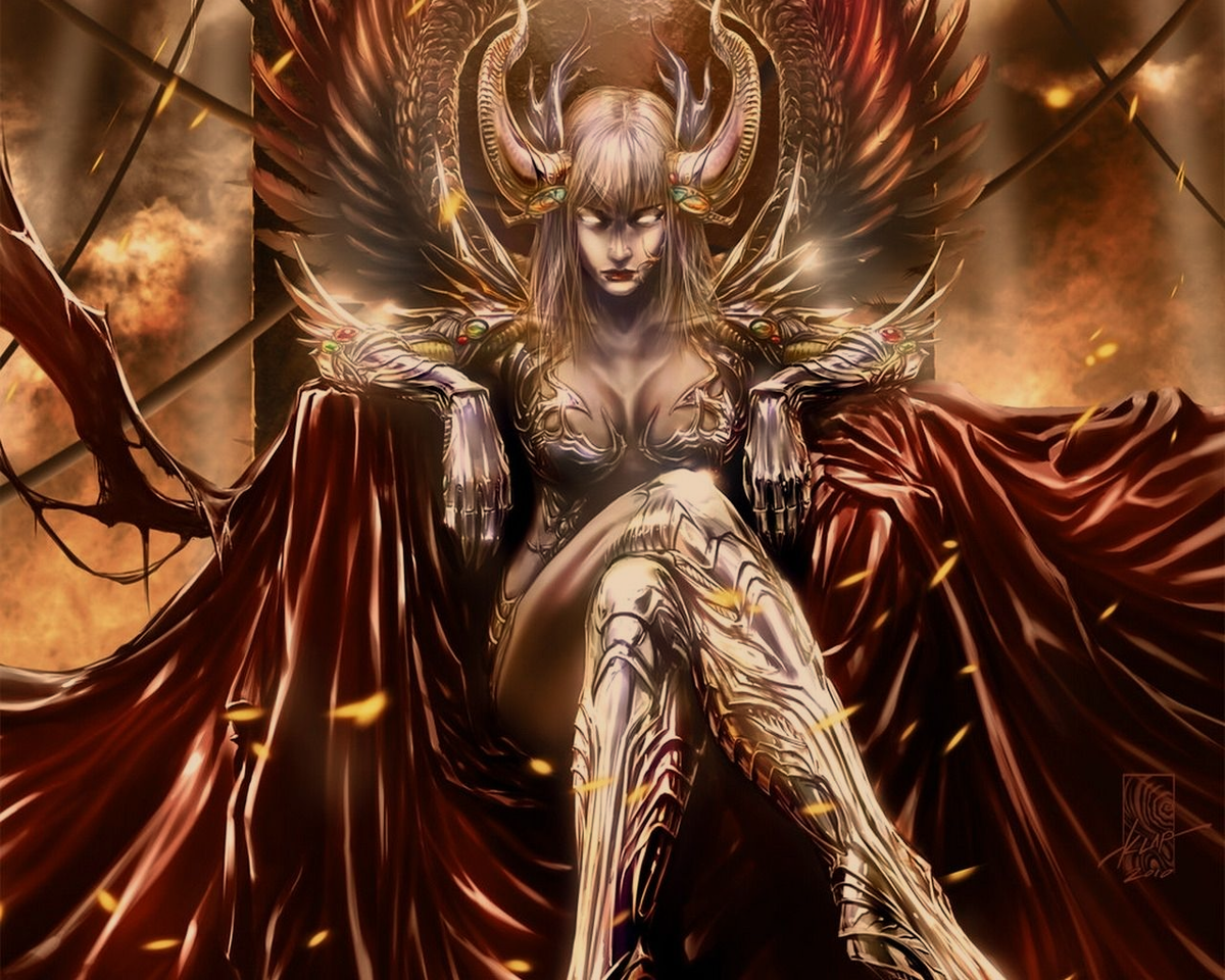 Demon goddess ashtoreth