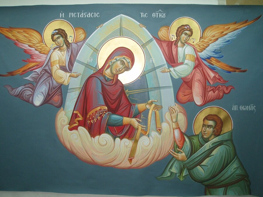 Пояс Пресвятой Богородицы, дарующий счастье и здоровье. Источник: http://hram-troicy.prihod.ru/pravoslavnye_prazdniki/view/id/1201088