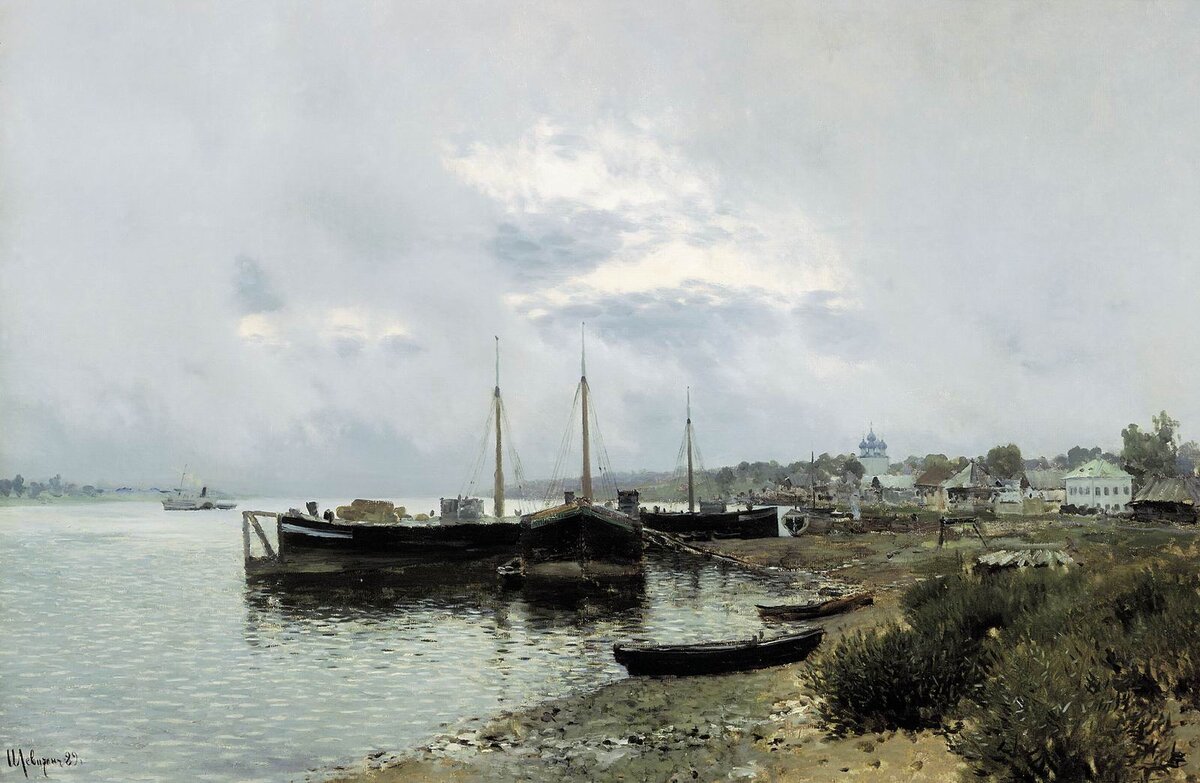 Исаак Левитан. После дождя. Плес. 1889. Государственная Третьяковская галерея