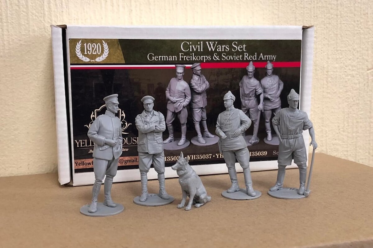 German Freikorps. Фрайкор. Yellow House Club -- Miniatures -. Торд Red Army.