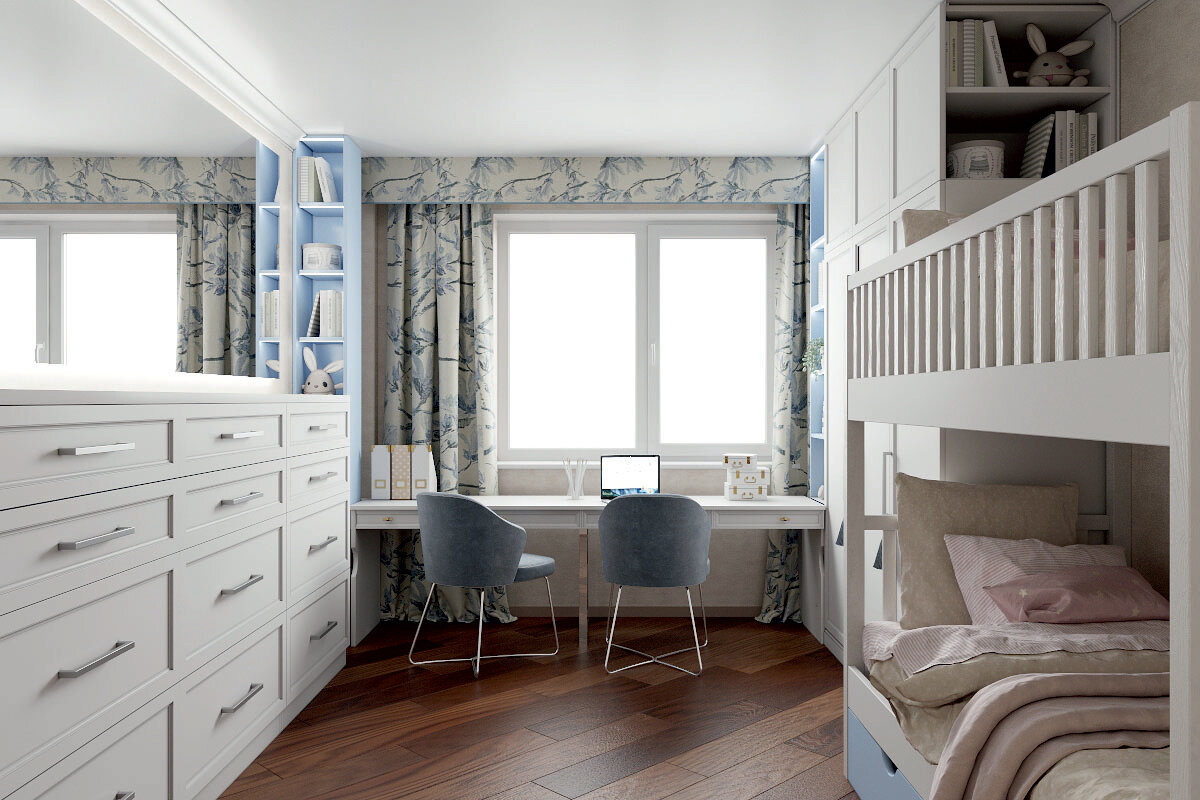 Практичное рабочее место у окна