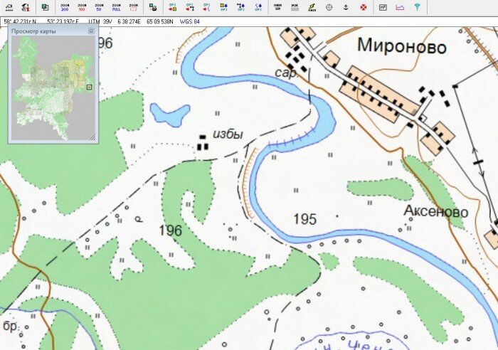 Направления на картах