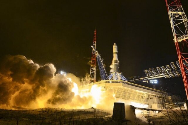    Пуск ракеты с космодрома Плесецк Mil.ru