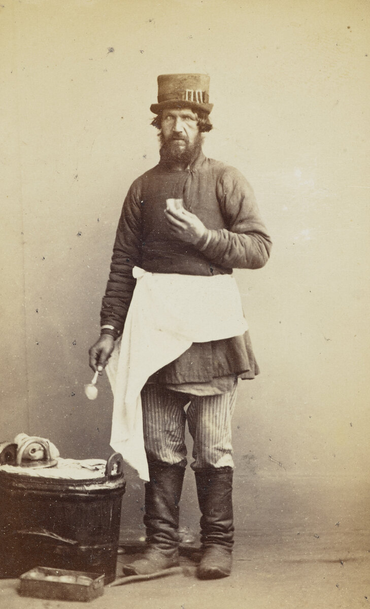 Продавец мороженого, 1860-е годы