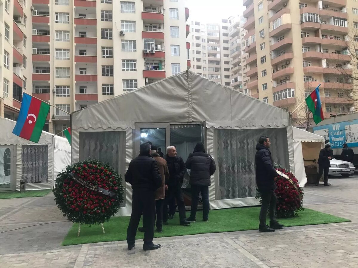 Церемония прощания с шехидом Орханом Аскеровым