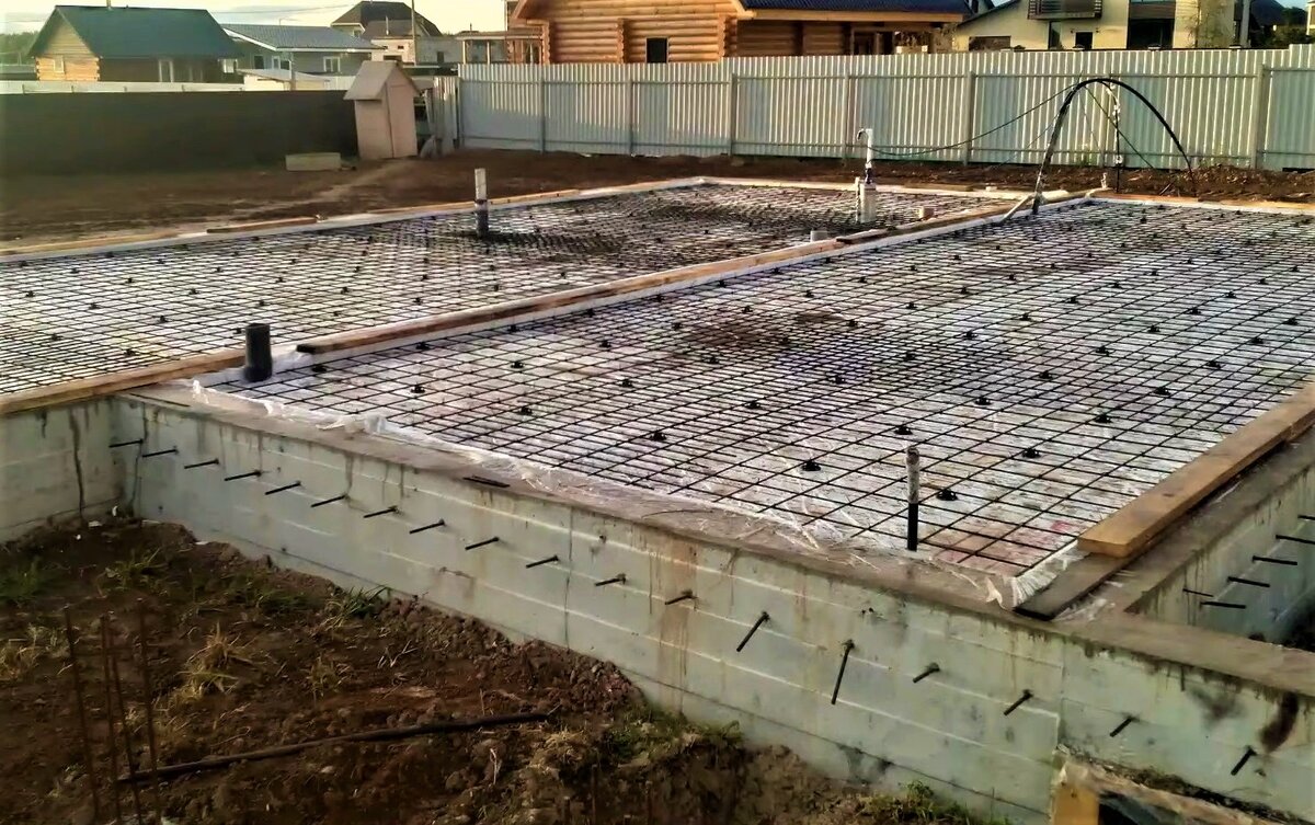 Полы по грунту до заливки