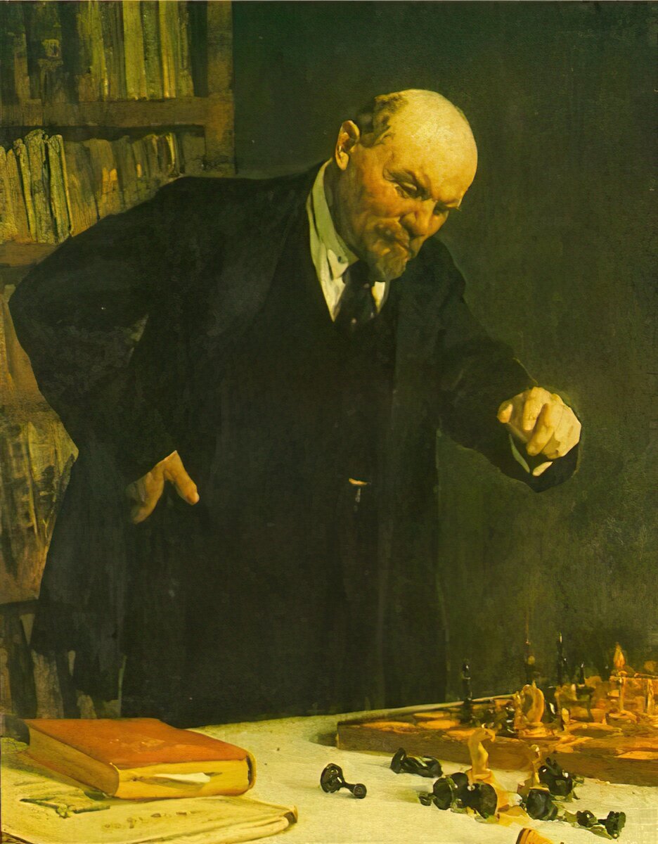 ленин на отдыхе