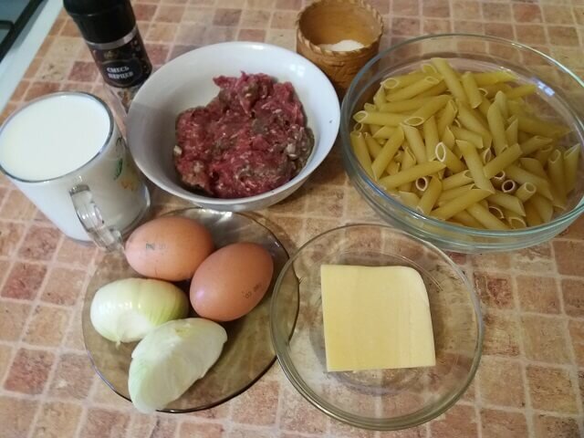 Творожная запеканка с макаронами в духовке (простой рецепт)