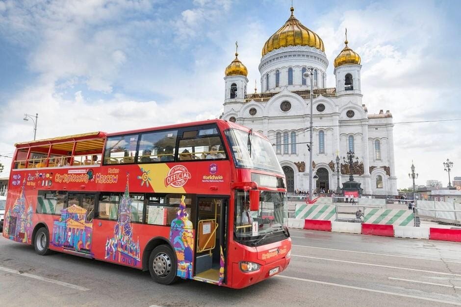 Экскурсии на красном автобусе по Москве — «City Sightseeing Moscow, Hop on Hop off»