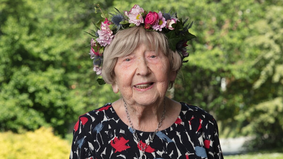 На этом фото Дагни 106 лет